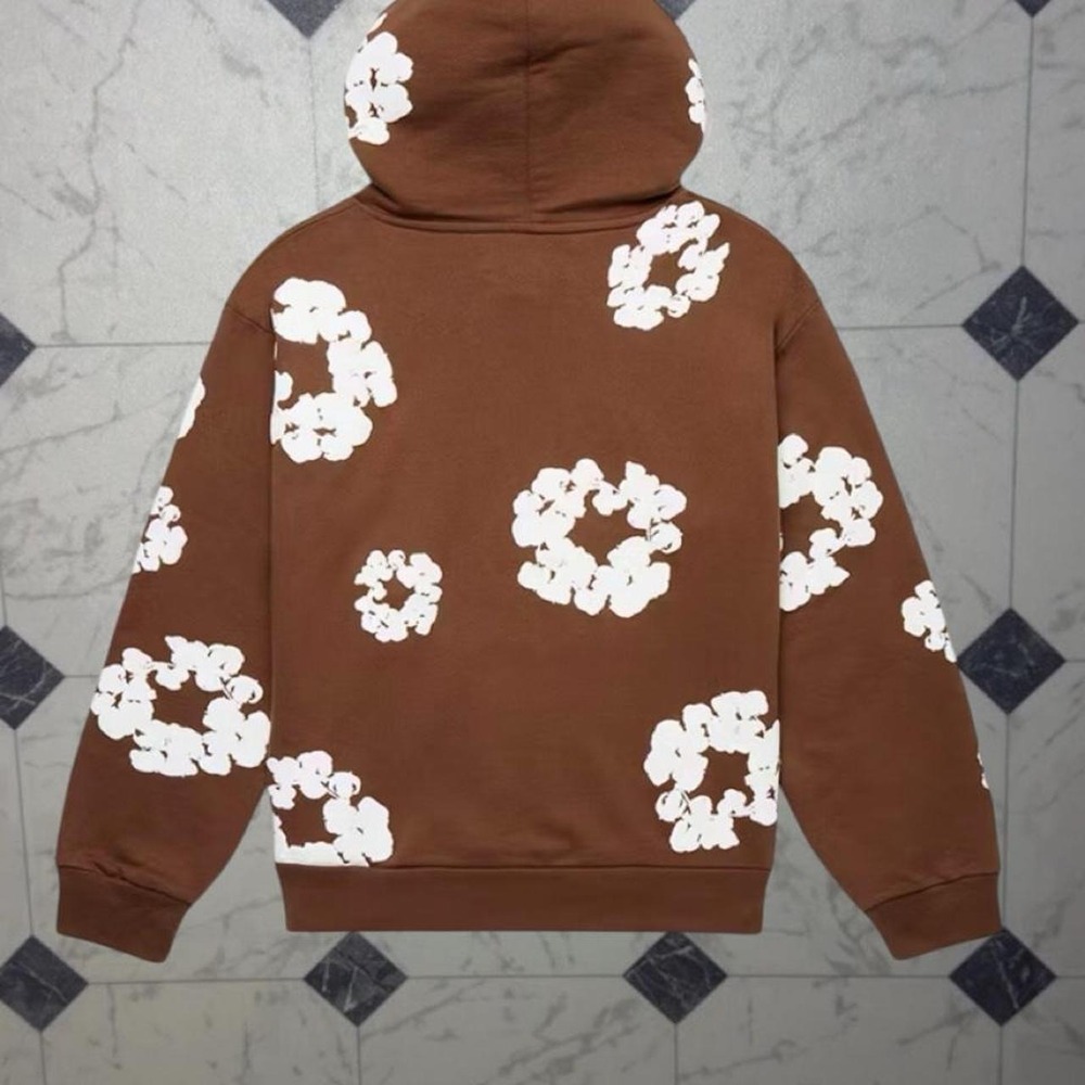 Denim Tears Hoodie - Brown M NWT - Picture 2 of 2